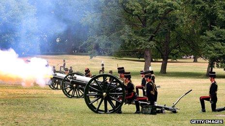 Green Park gun salute