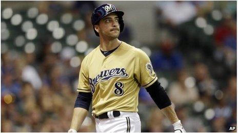 Ryan Braun on 21 July 2013