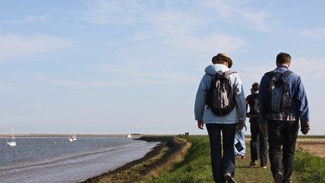 Walkers in Suffolk