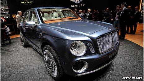 Bentley EXP 9F concept car