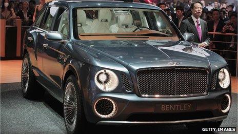 Bentley EXP 9F concept car