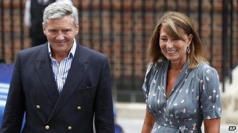 Michael Middleton, Carole Middleton