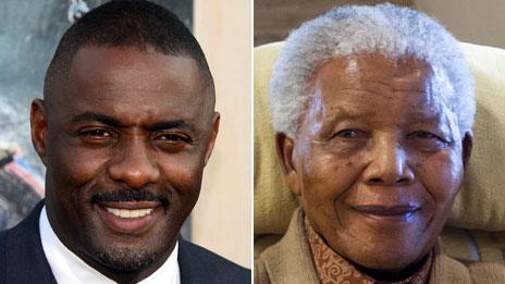 Idris Elba and Nelson Mandela