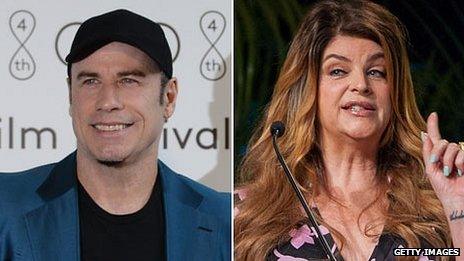 John Travolta and Kirstie Alley