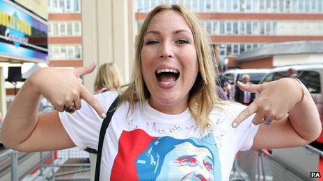 Georgina Bradford in Partridge T-shirt