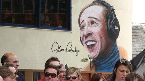 Alan Partridge mural