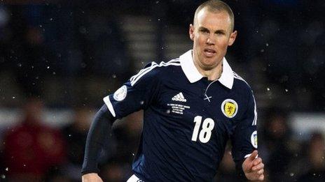 Scotland striker Kenny Miller