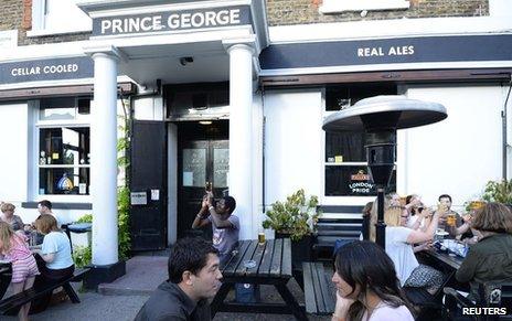 The Prince George pub, London