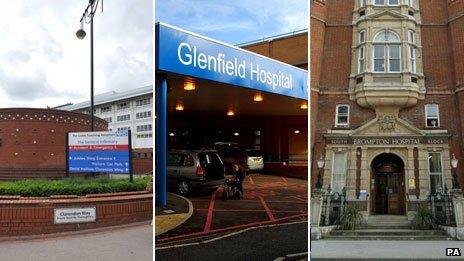 Leeds General Infirmary, Glenfield Hospital, Royal Brompton