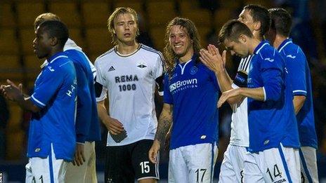 St Johnstone at final whistle