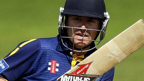 Marcus North in action for Glamorgan