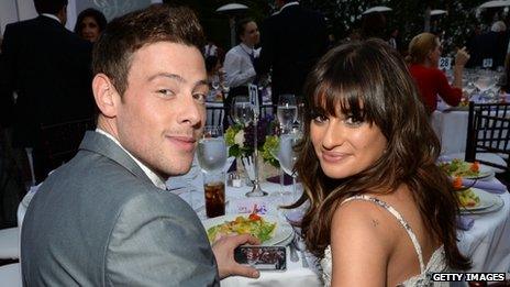 Cory Monteith and Lea Michele