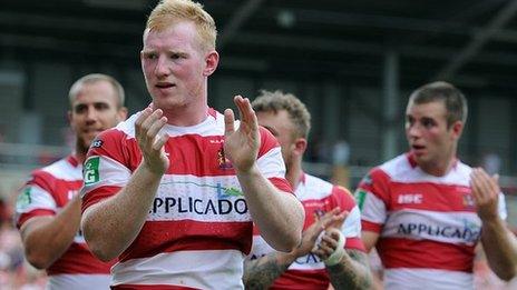 Wigan applaud fans after Challenge Cup semi-final win