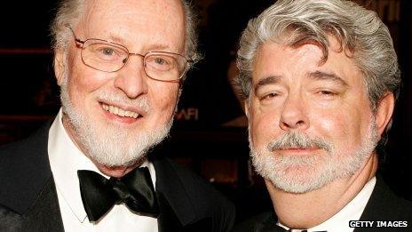 John Williams and George Lucas