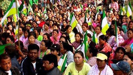 Gorkhaland protest file photo