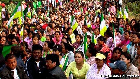 Gorkhaland protest file photo