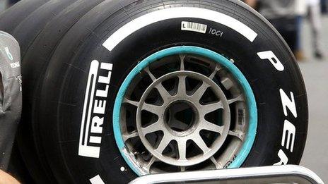 F1 tyres