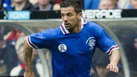 Nacho Novo guests for Rangers