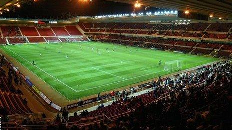 Middlesbrough's Riverside Stadium