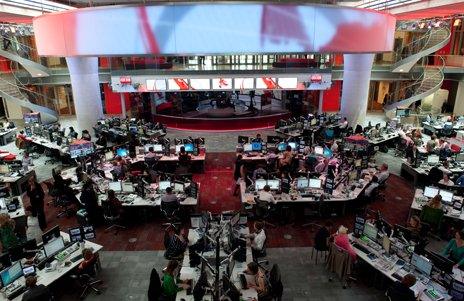 BBC open-plan newsroom