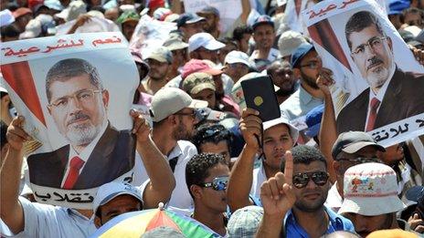 Morsi supporters (30 July 2013)