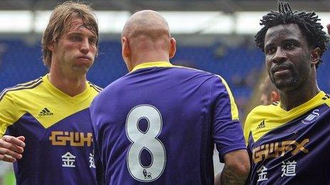 Michu and Wilfried Bony