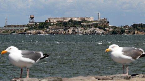 Alcatraz from the shore