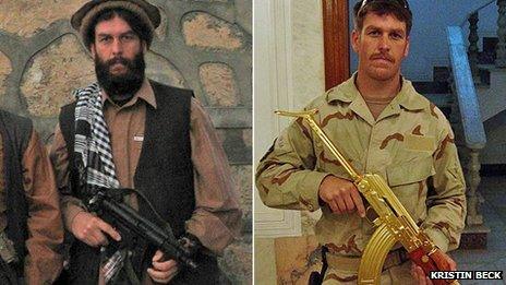 Chris Beck during his time as a Navy Seal