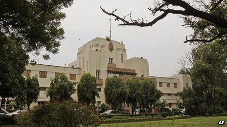 The Faridkot estate is seen in New Delhi, India, Monday, July 29, 2013.