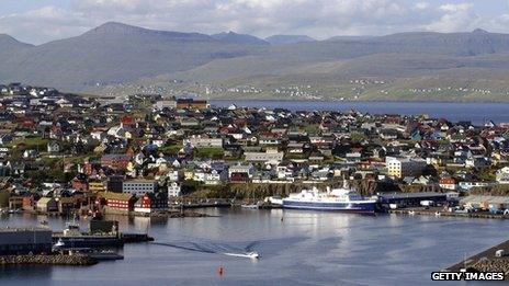 View of Torshavn, Faroe Islands