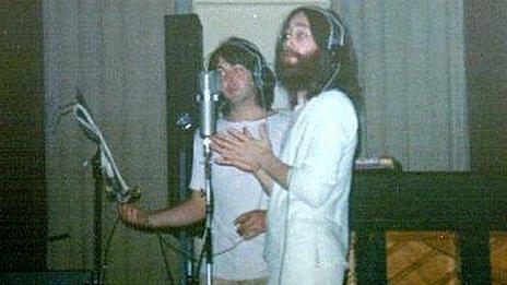 Paul McCartney and John Lennon