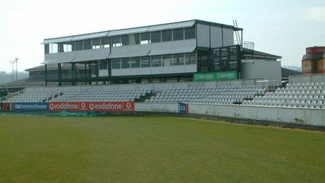 Old press box, Riverside cricket ground, Chester-le-Street