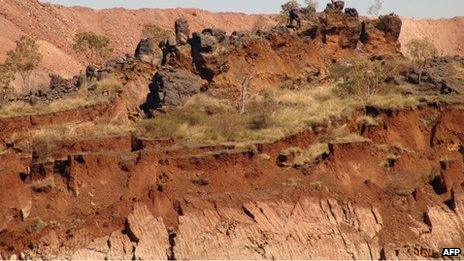 Damage at the Bootu Creek site, 30 August 2011