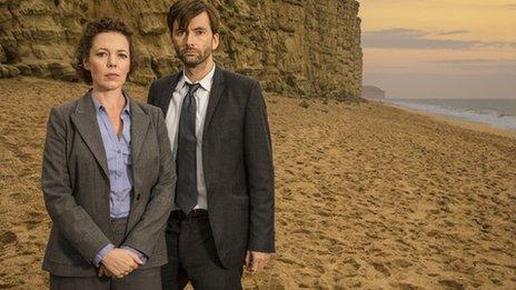 Olivia Colman and David Tennant