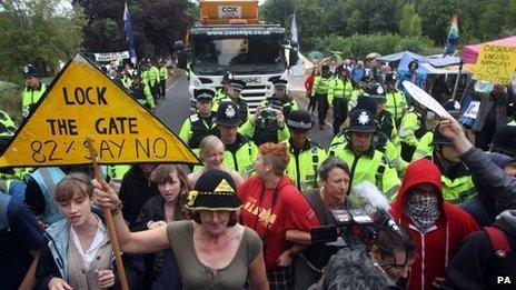 Balcombe protest on Friday