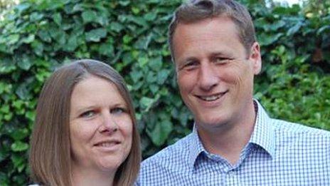 The Bishop of Tewkesbury, the Right Reverend Martyn Snow and his wife Lynn