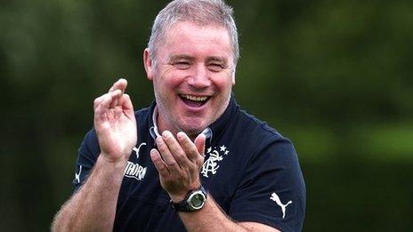 Rangers manager Ally McCoist