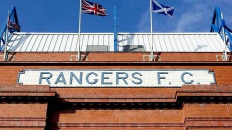 Ibrox Stadium, home of Rangers FC