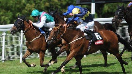 Winsili winning the Nassau Stakes