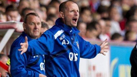 Kilmarnock boss Allan Johnston