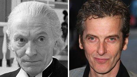 William Hartnell and Peter Capaldi