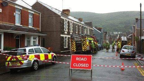 Firefighters called to localised flooding in Aberavon