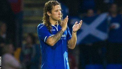 St Johnstone striker Stevie May