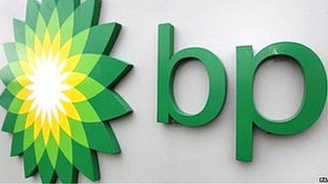 BP's green logo