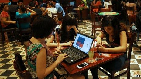 Vietnamese internet users