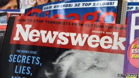 Newsweek on the newsstand