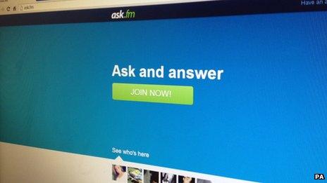 ask.fm site