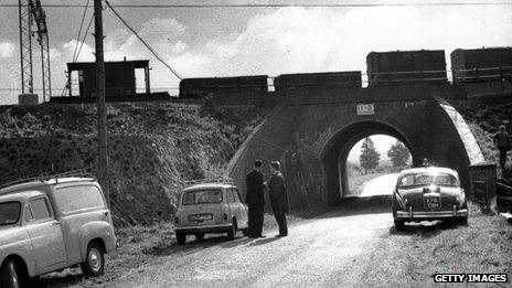 The scene of the Great Train Robbery at Bridego Bridge