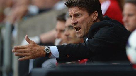 Swansea manager Michael Laudrup