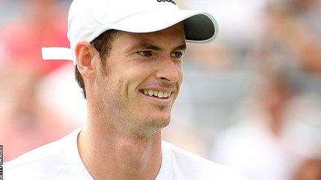 Andy Murray Rogers Cup smile